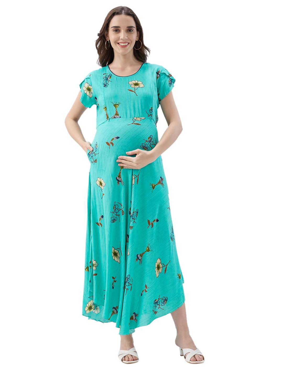 AV2 Women's Viscose Regular Fit Maternity Maternity Wear
