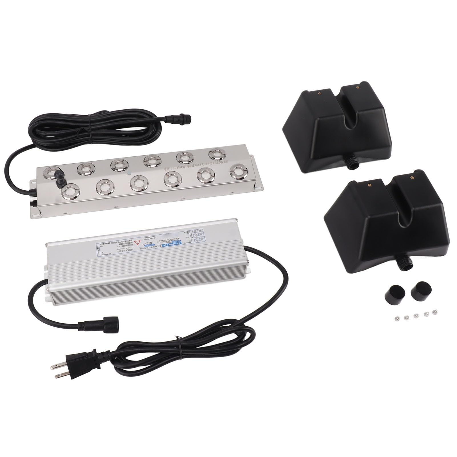 DC45V 400W Ultrasonic Pond Fogger Ultrasonic Mist Maker for Landscape (US Plug 110V)