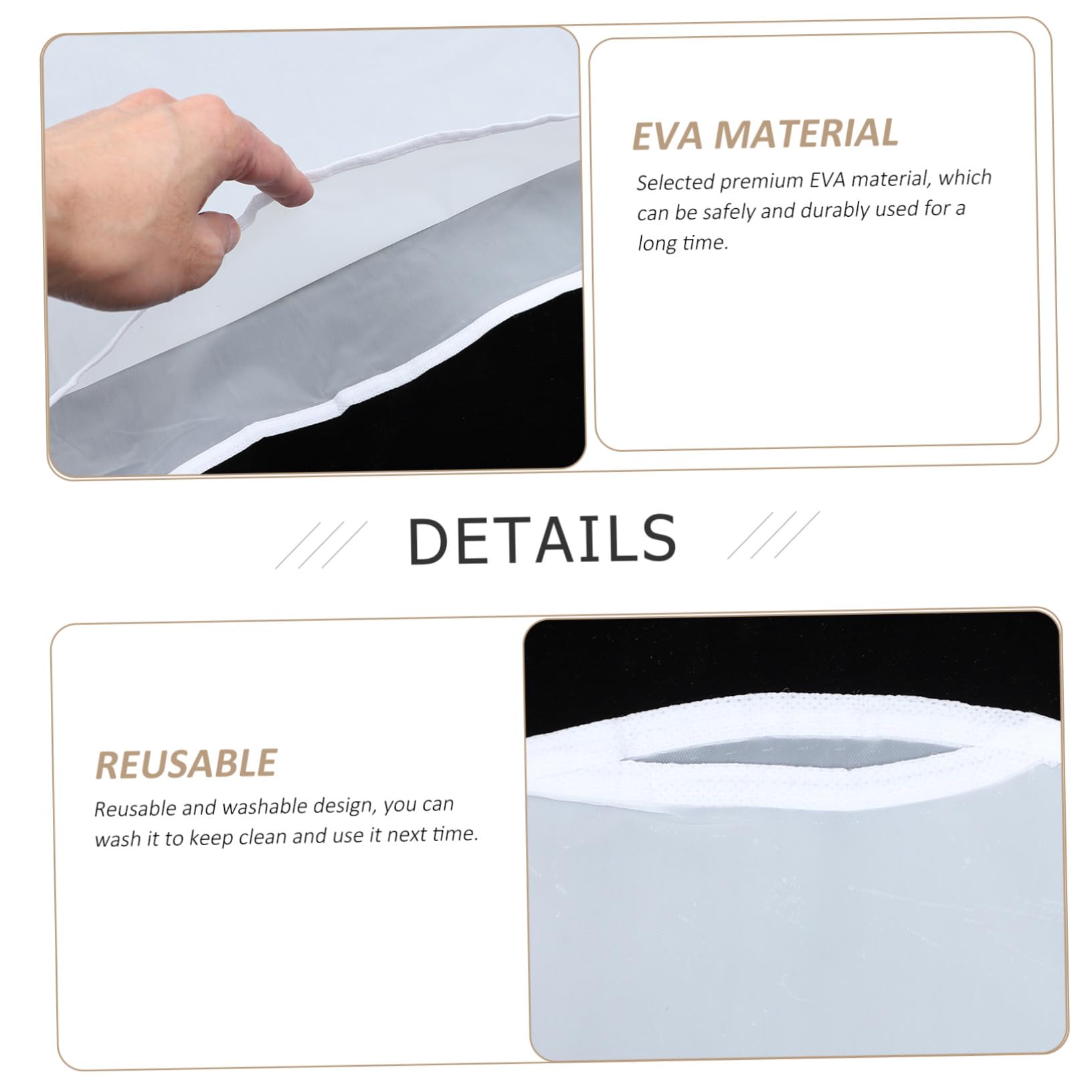 10 piezas Protectoras para Ropa de Hogar Fundas Translúcidas Polvo para Abrigos y Trajes Cubre Armario Reutilizable de EVA Premium sin Cremallera Diseño Ligero y para