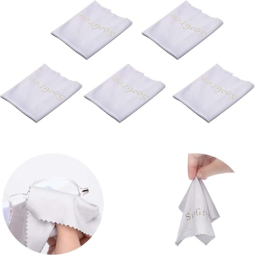 Miniatura 8 de SooGree Paño de limpieza para lentes, de microfibra, para lentes, limpiador, para cámara, teléfono, pantalla de computadora, resistente a los