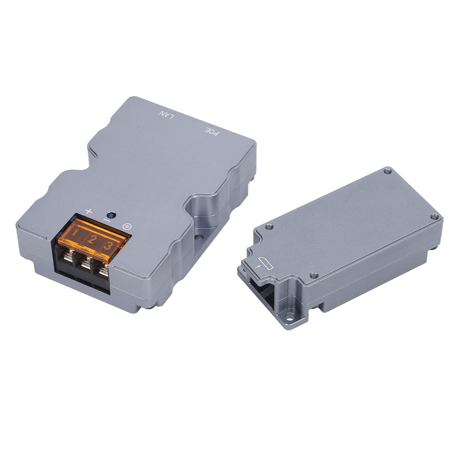 Set Iniettore PoE Gigabit, Kit Adattatore PoE Passivo, Switch di Rete da 320 W, Schermatura Guard ESD e 10/100/1000 Mbps, Ideale per Sistemi Piatti