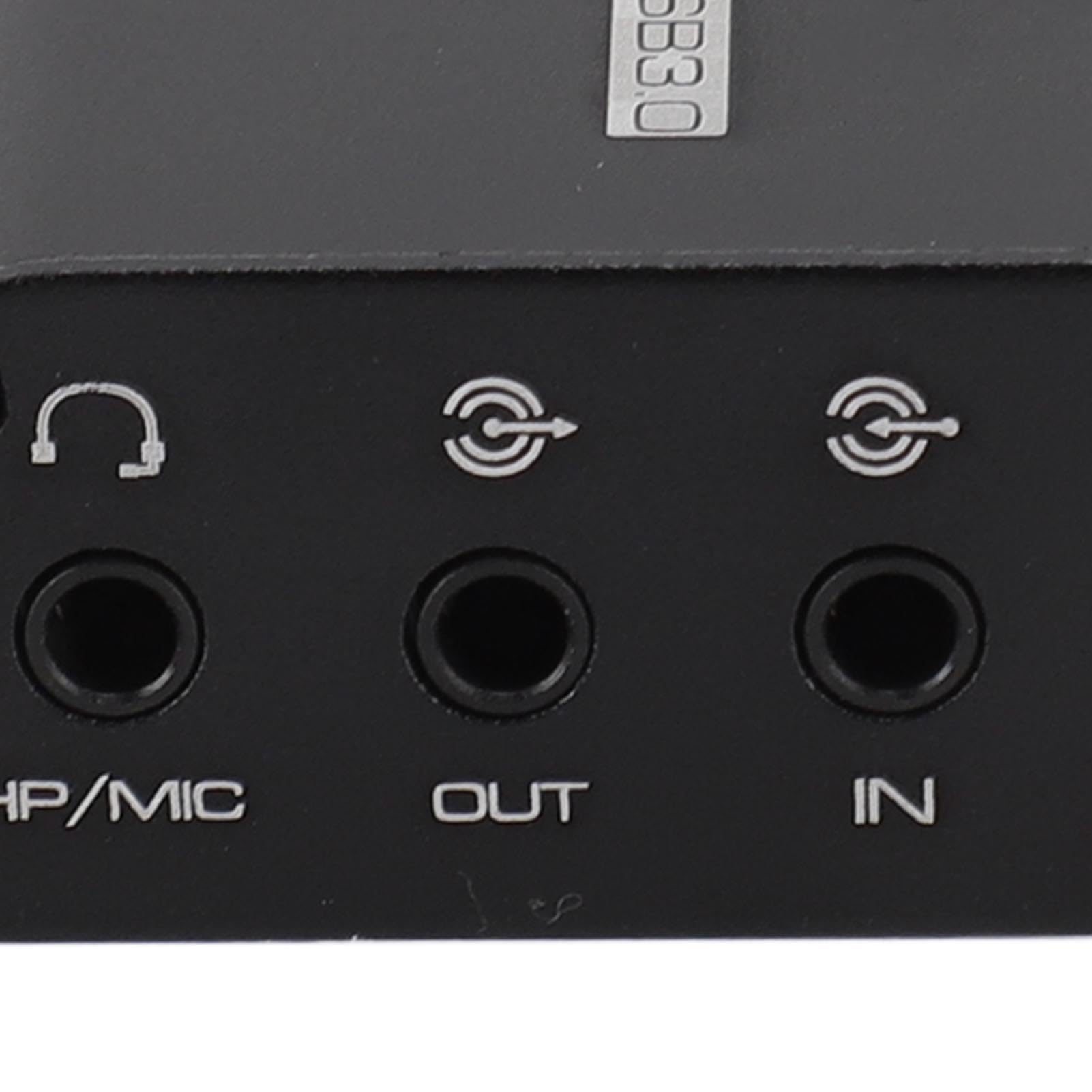 Tarjeta de Captura de Video de Sonido USB 3.0 4K HD Multimedia Interface Loop out Recorder de Captura de Video para Camera PC