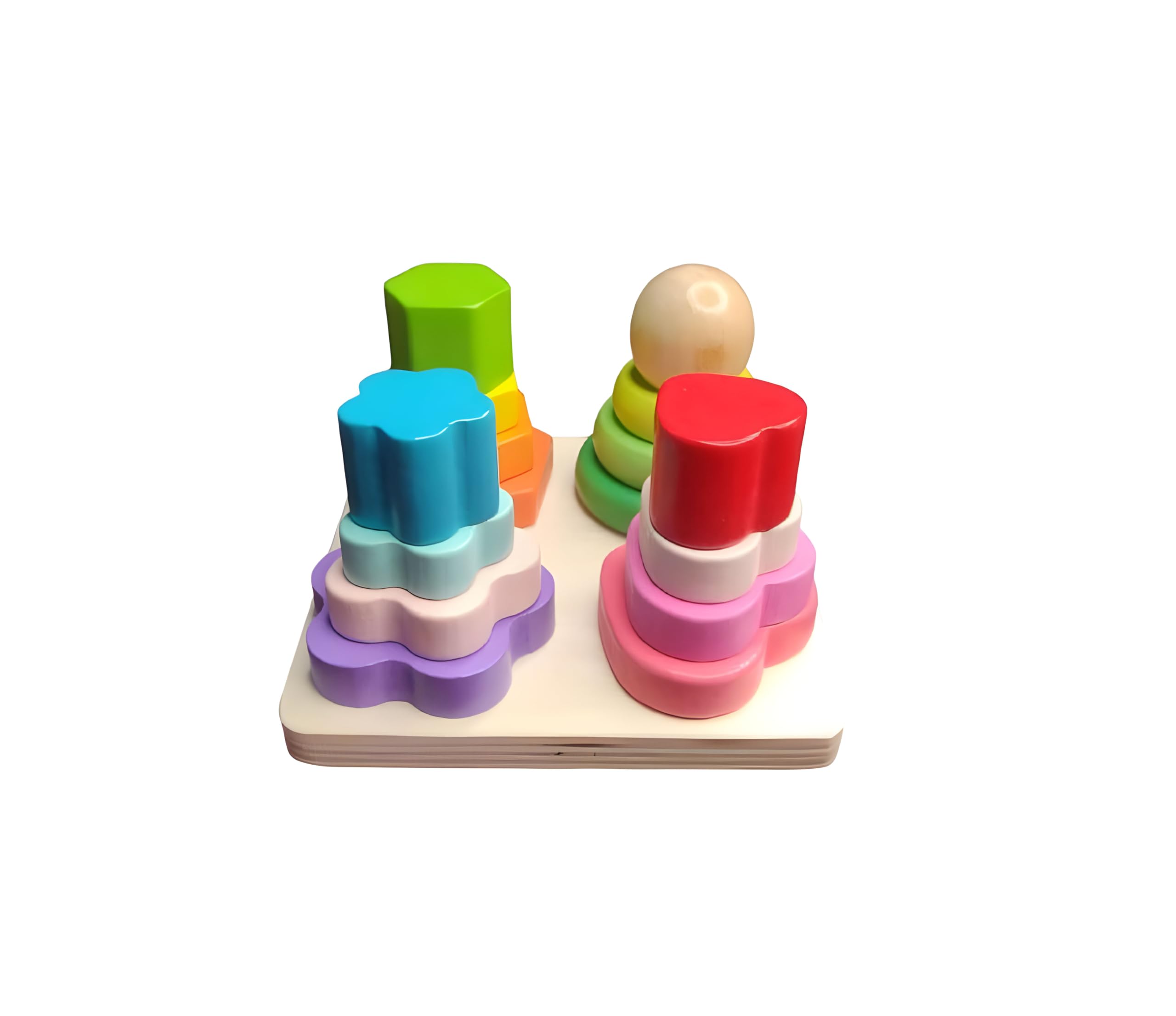 CHANNAPATNA TOYS Wooden Montessori Toys For 1 2 3 Year Old Boys Girls- Sorting & Stacking Toys For Baby Toddlers Blocks, Educational Shape Color Sorter Preschool Kids Gifts (B0BVKMFMJ6) Amazon Price History, Amazon Price Tracker