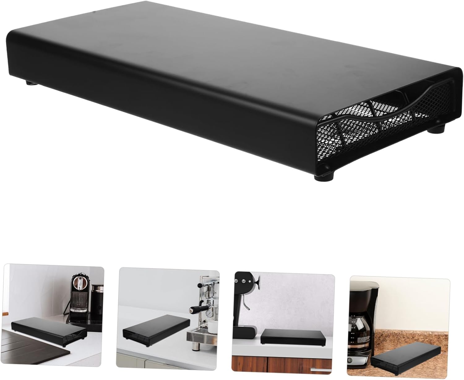 Ciieeo Stylish Coffee Capsule Storage Rack Pod Drawer Cup Coffee Accessories Large Capacity Corner Organizer Modern Design