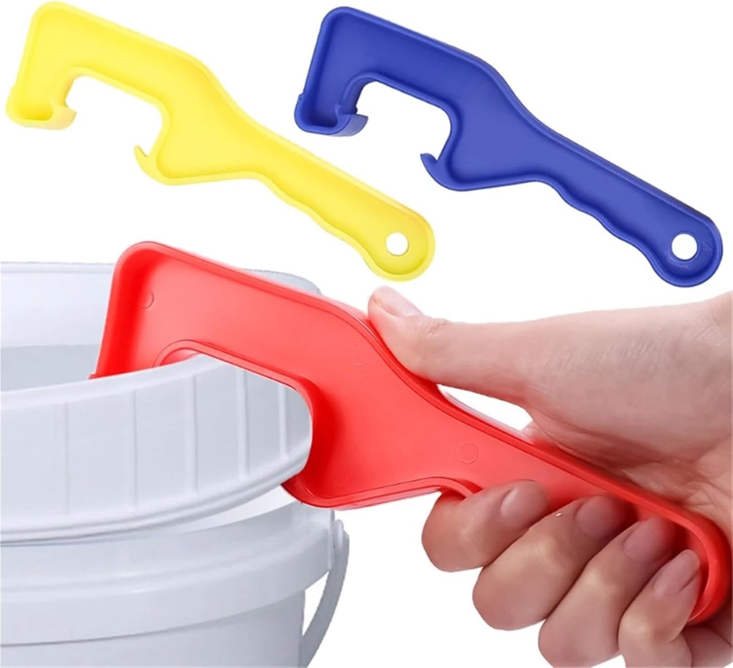 Paint Can Opener 10 Pcs Manual Can Opener Labor Saving Household Plastic Opening Tool For Gallon Honey Bucket Pail Cap Paint Barrel Lid Removal Wrench