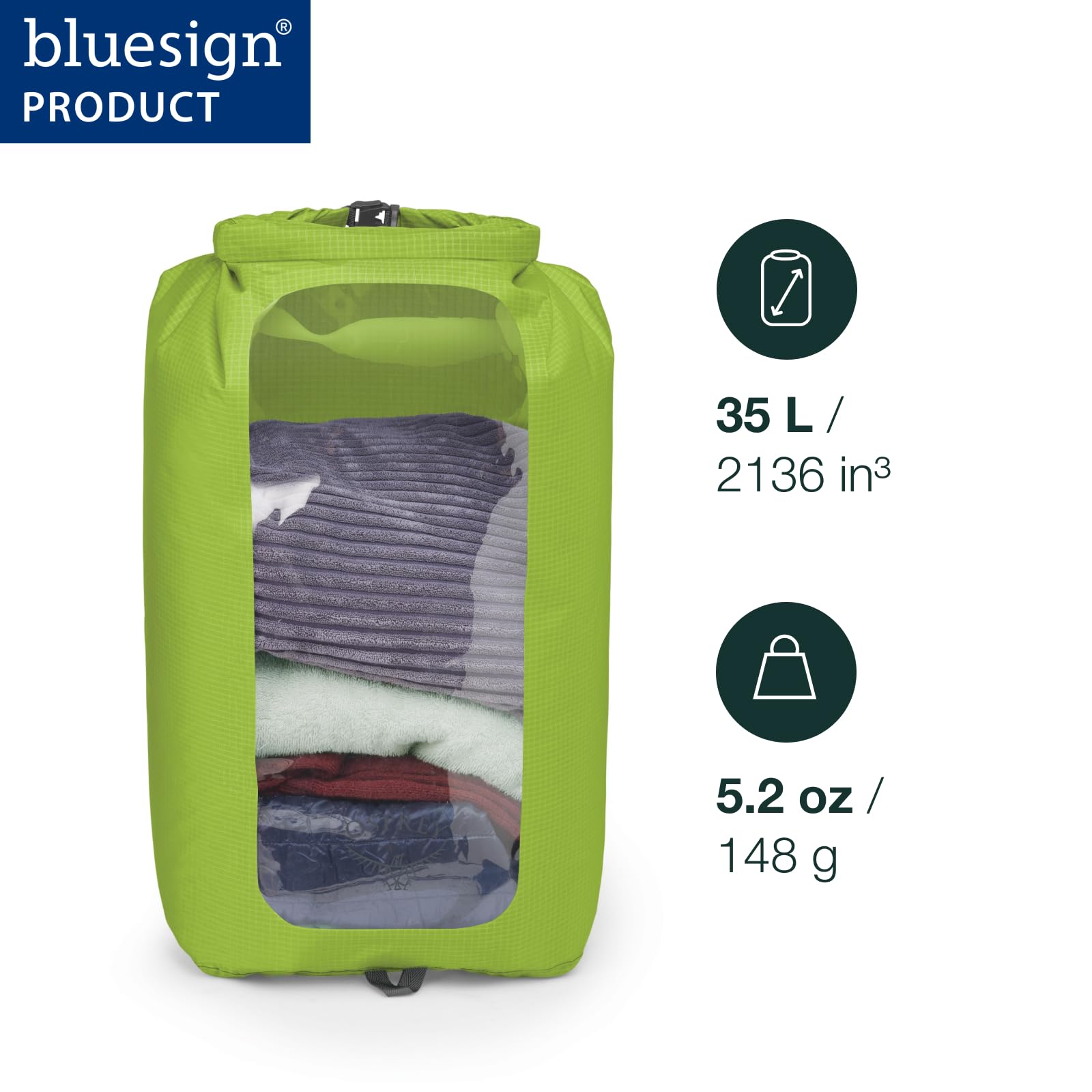 Osprey Dry Sack 35 with Window Black O/S