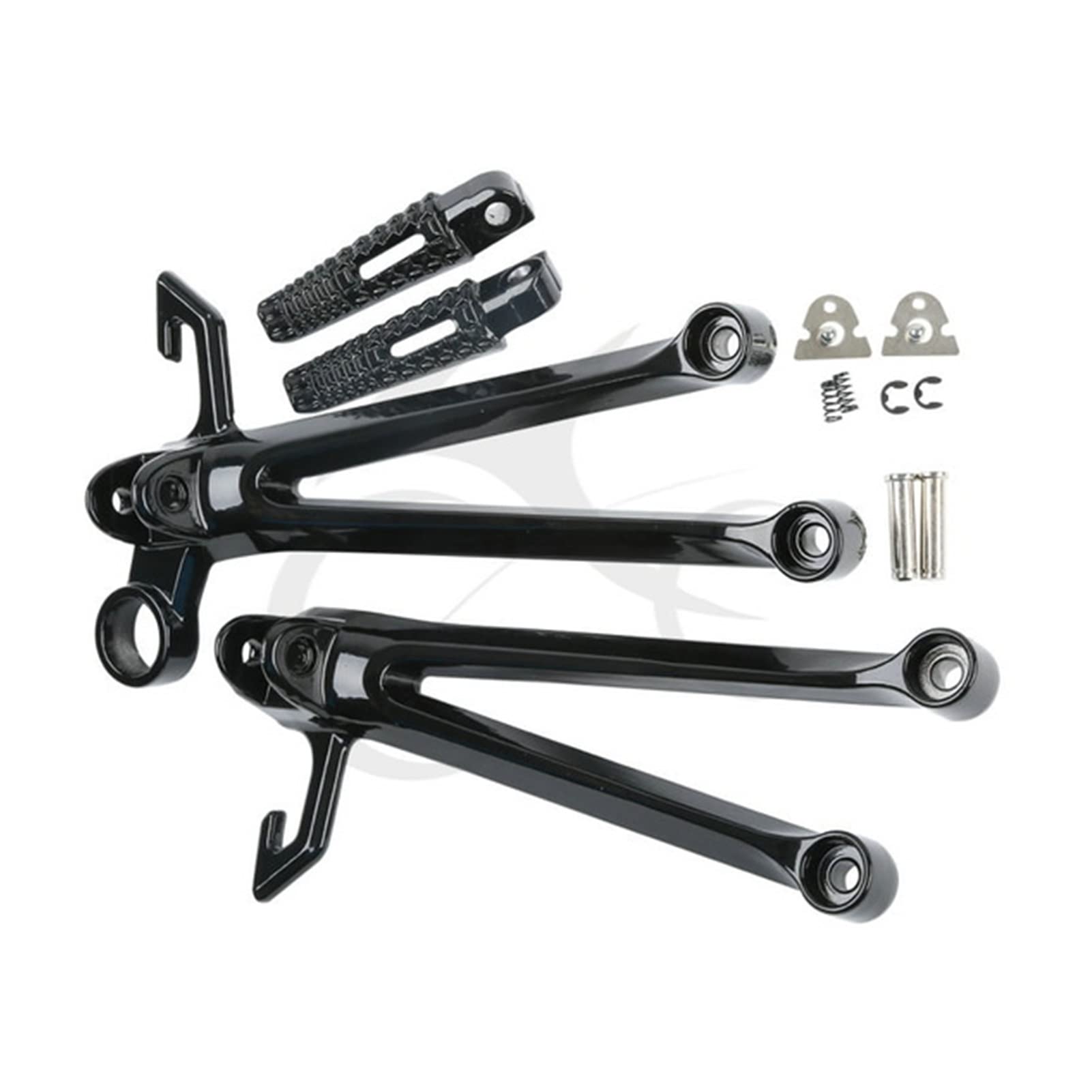 Repose-pieds Suzuki GSXR 1000 05-06 noirs pour vos sorties moto sportives