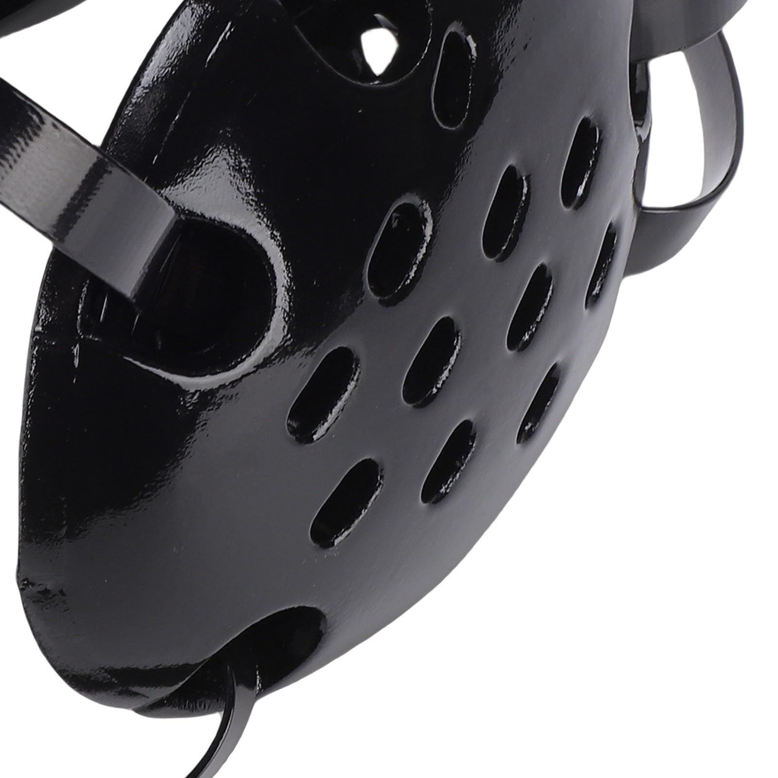 Greensen Casque de Lutte, 11 Trouilles Réglable Respirant Protecteur d'oreille avec Coussinet de Menton Doux, pour Hommes Femmes Adultes Noir Jiu Jitsu MMA