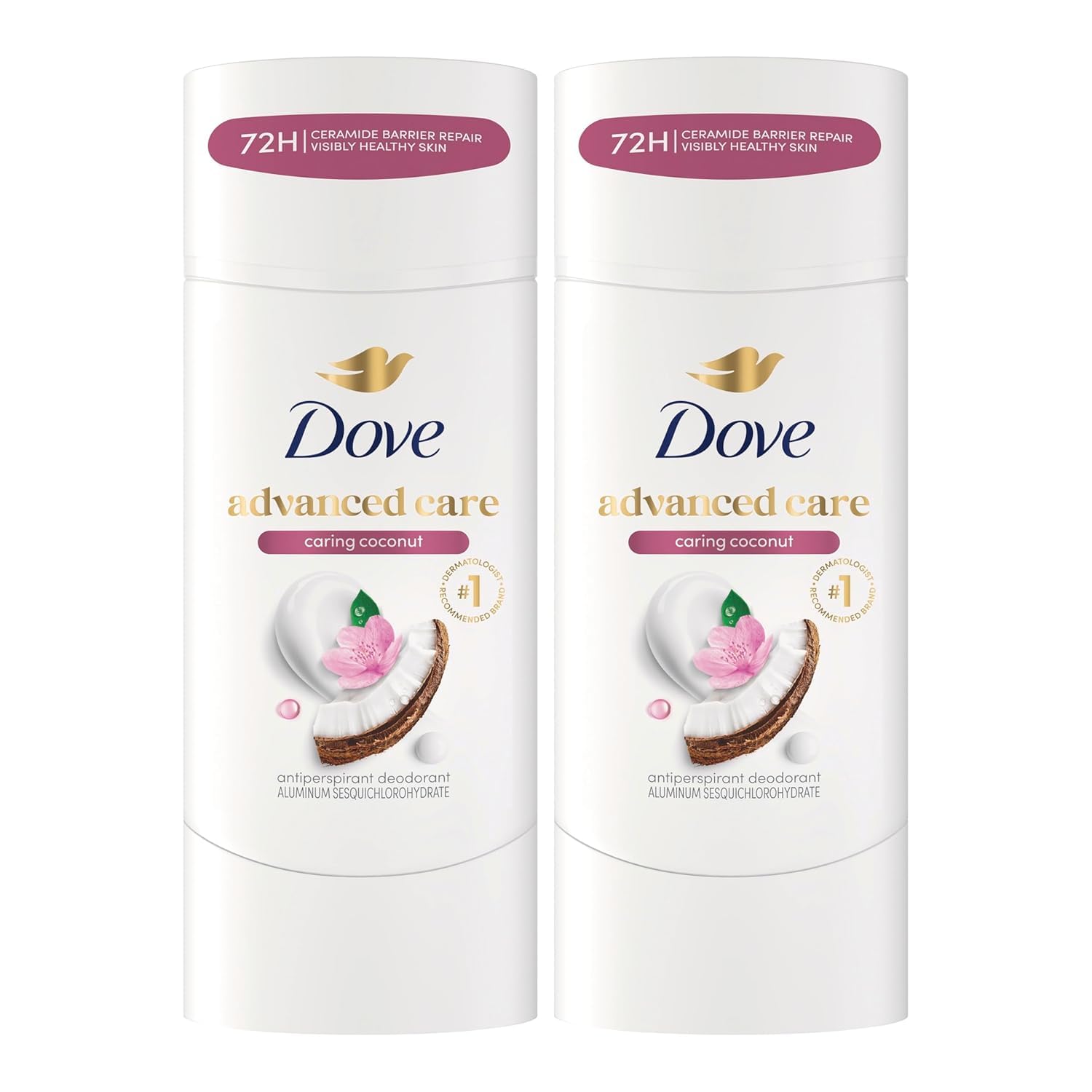 Dove Caring Coconut Antiperspirant - 48 Hour Protection -1 Dove Caring Coconut Antiperspirant - 48 Hour Protection -1