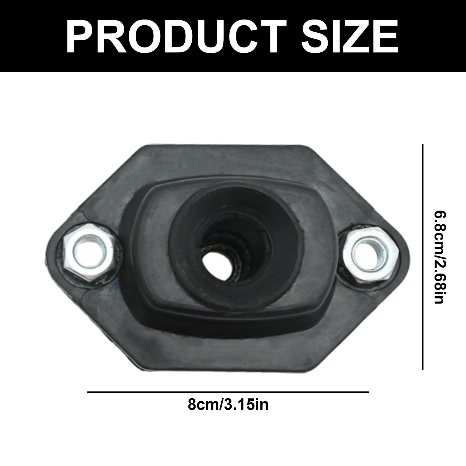 Hoypeyfiy 33526768544 Lot de 6 paliers de jambe de force de rechange pour BMW Série 1 E81 Série 1 Cabriolet E88 Série 1 Coupé E82 Série 3 E90 Série 3 Cabriolet E93