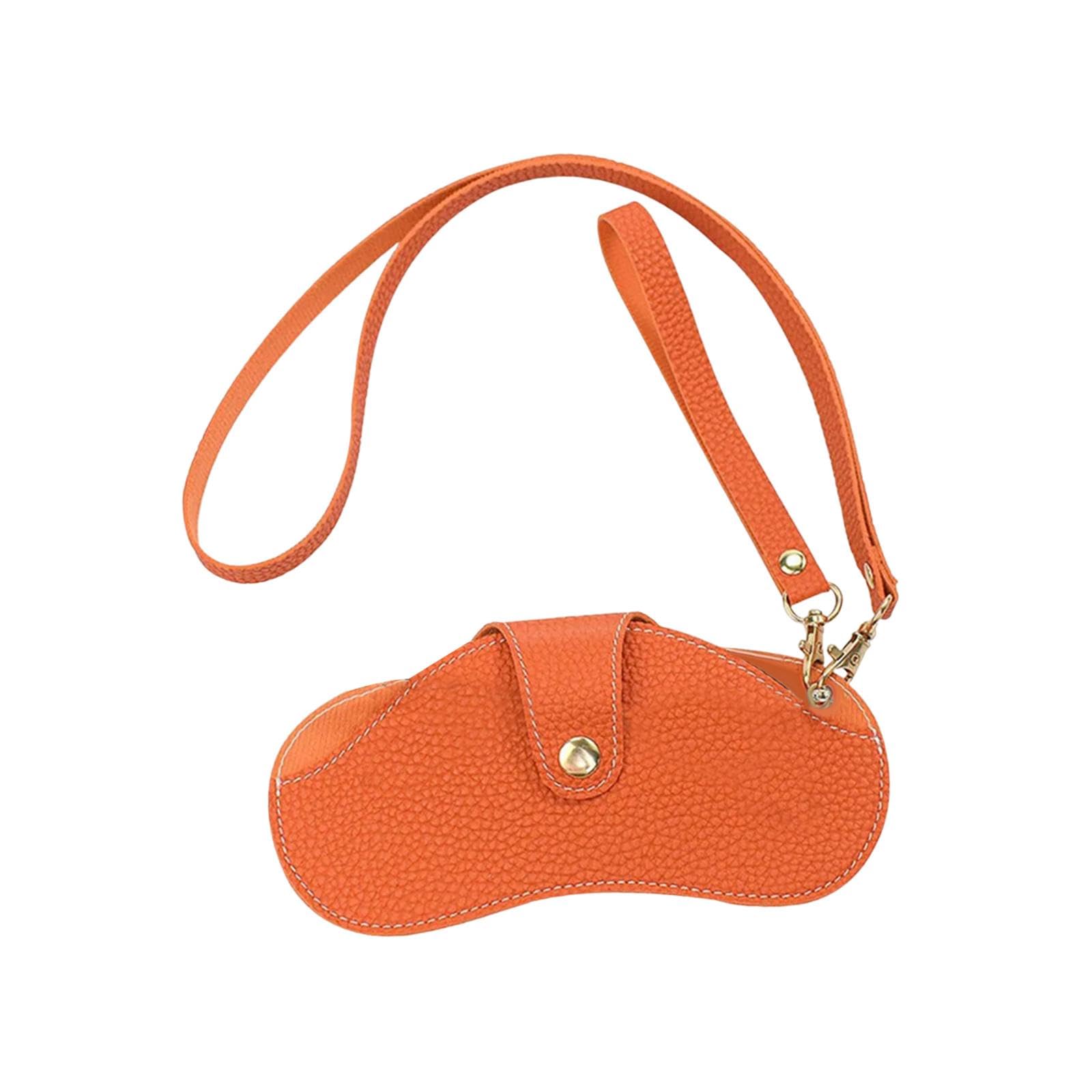 Sunglasses Case Fashion Portable Carrying Organizer for Travel Beach Orangeeyeglass Cases Vision Care Health-image-25