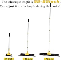 Vista 3 de Juego de cuchilla para desnatar paneles de yeso Zozen con mango de extensión, todo el cuerpo hecho de aleación de aluminio, cuchilla de desnatar