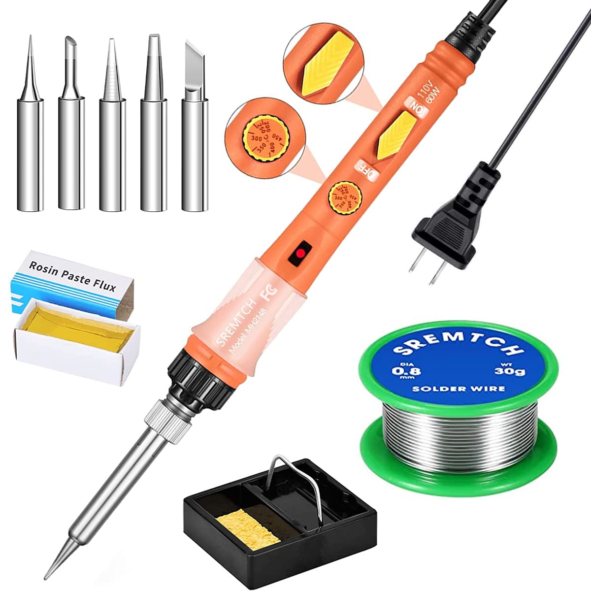 Soldering Iron, SREMTCH 60W Soldering Irons Kit