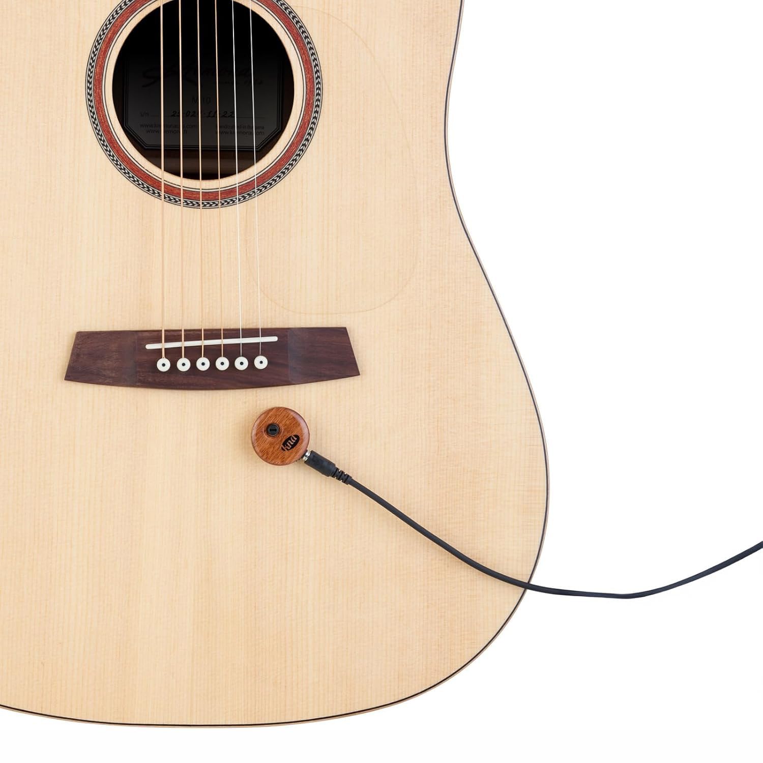 KNA Pickups TRASDUTTORE UNIVERSALE UP-2 KNA CON CONTROLLO VOLUME, Natural