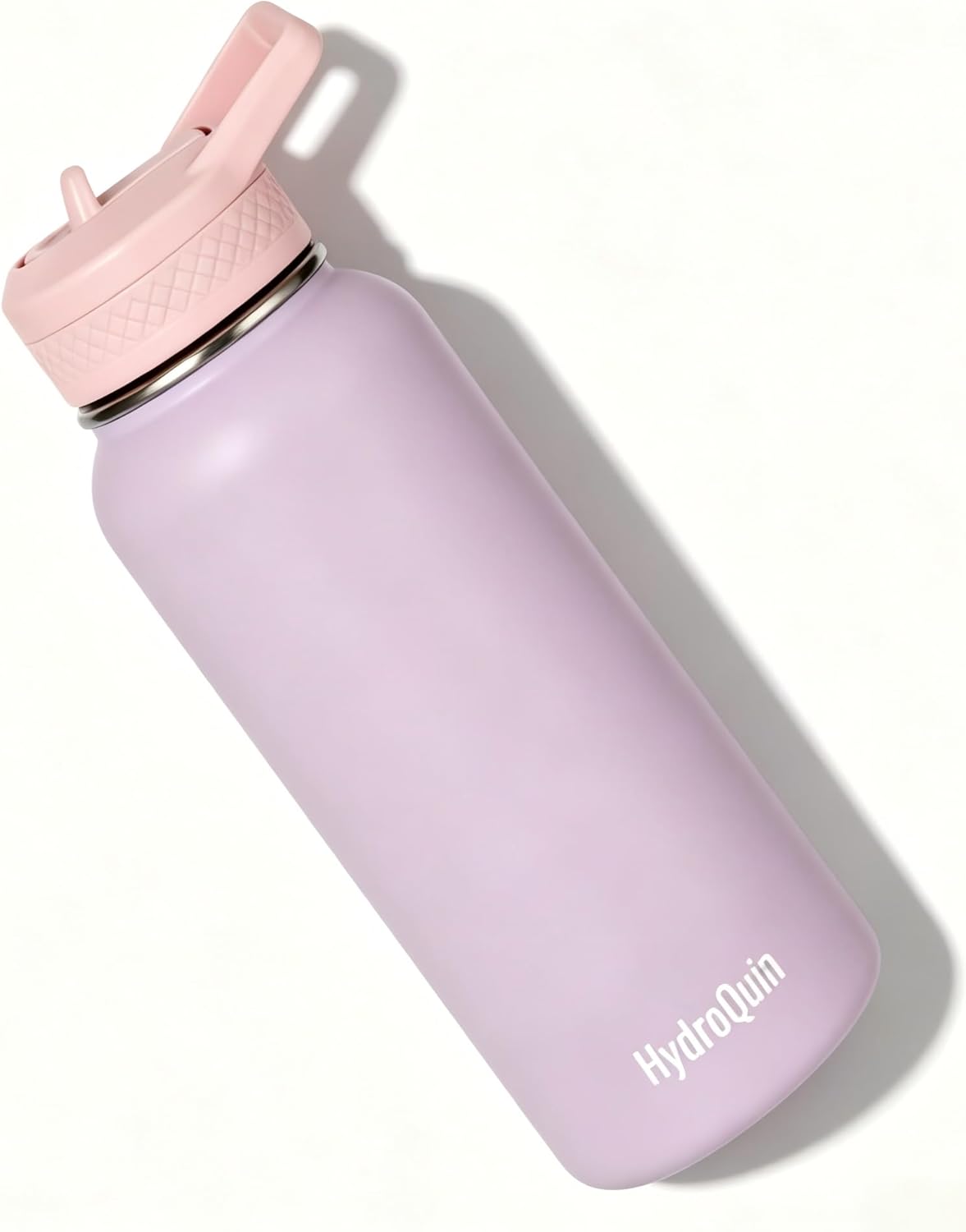 32 OZ Water Bottle with Straw, Stainless Insulated Steel Waterbottle with Comfort Grip Handle,Keep Cold Water Bottles for Camping Sports Office Daily Use