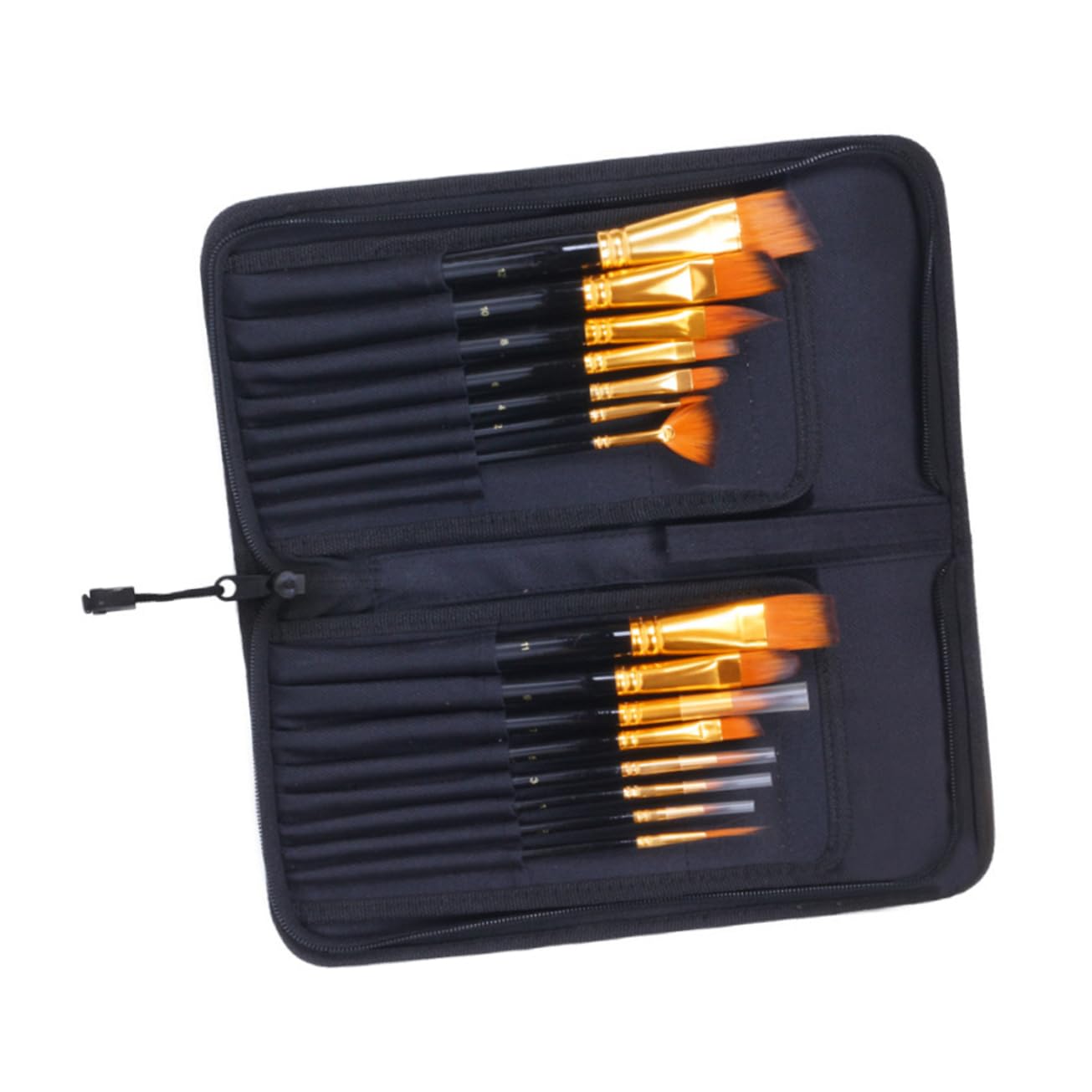 Set de Pinceaux à Manche Bois NUOBESTY Pinceaux Art Peinture Aquarelle Huile