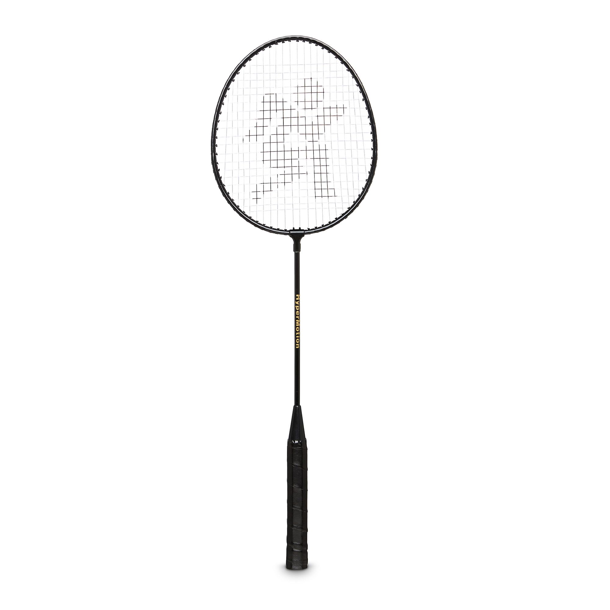 HyperMotion Racchetta Badminton - Racchetta Adulto in Acciaio con Borsa Oxford - Set Badminton Completo Giochi Esterni 0,75kg 10+