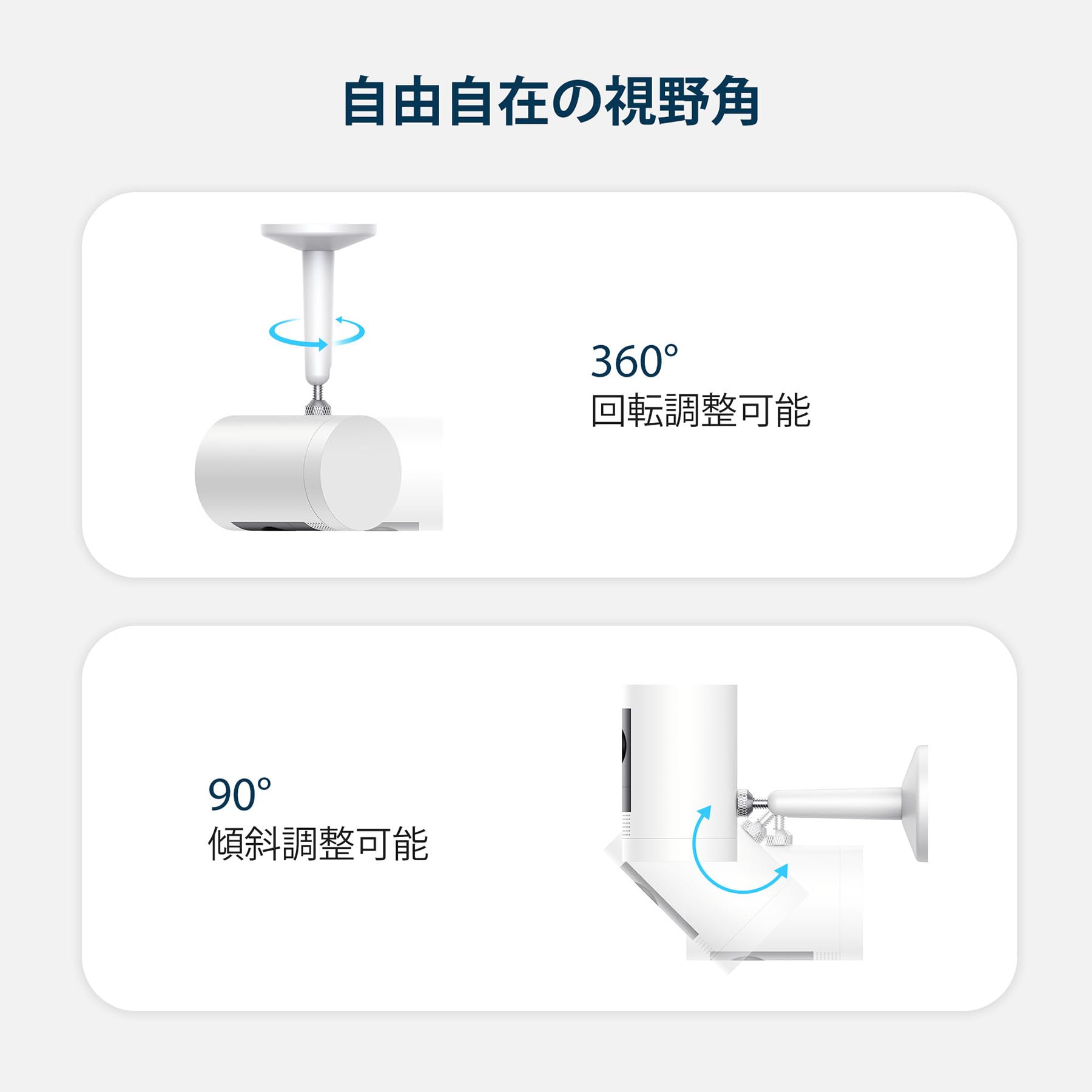Amazon.co.jp: KIWI design 防犯カメラスタンド カメラマウント CCTV