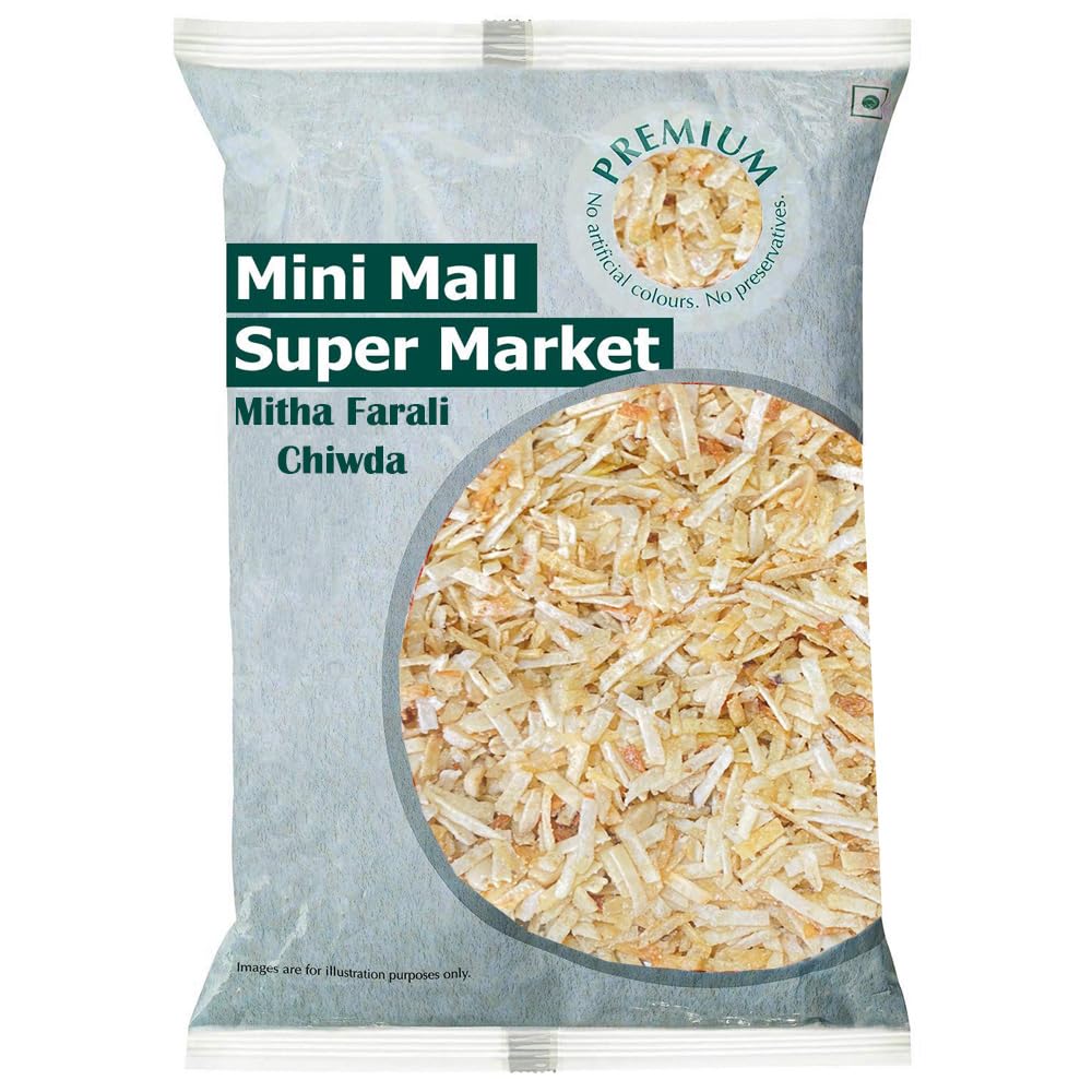 MINI MALL SUPER MARKET Mitha Farali Chiwda/Upwas,Vrat,Fast Mixture Namkeen/Aloo Lachha Mungfali Namkeen(400 Gm)