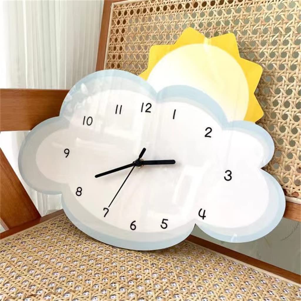 N/A Orologio da parete con design a fumetti, decorazione da parete, personalità, orologio digitale, studio domestico, soggiorno, studio, sala d'arte vision