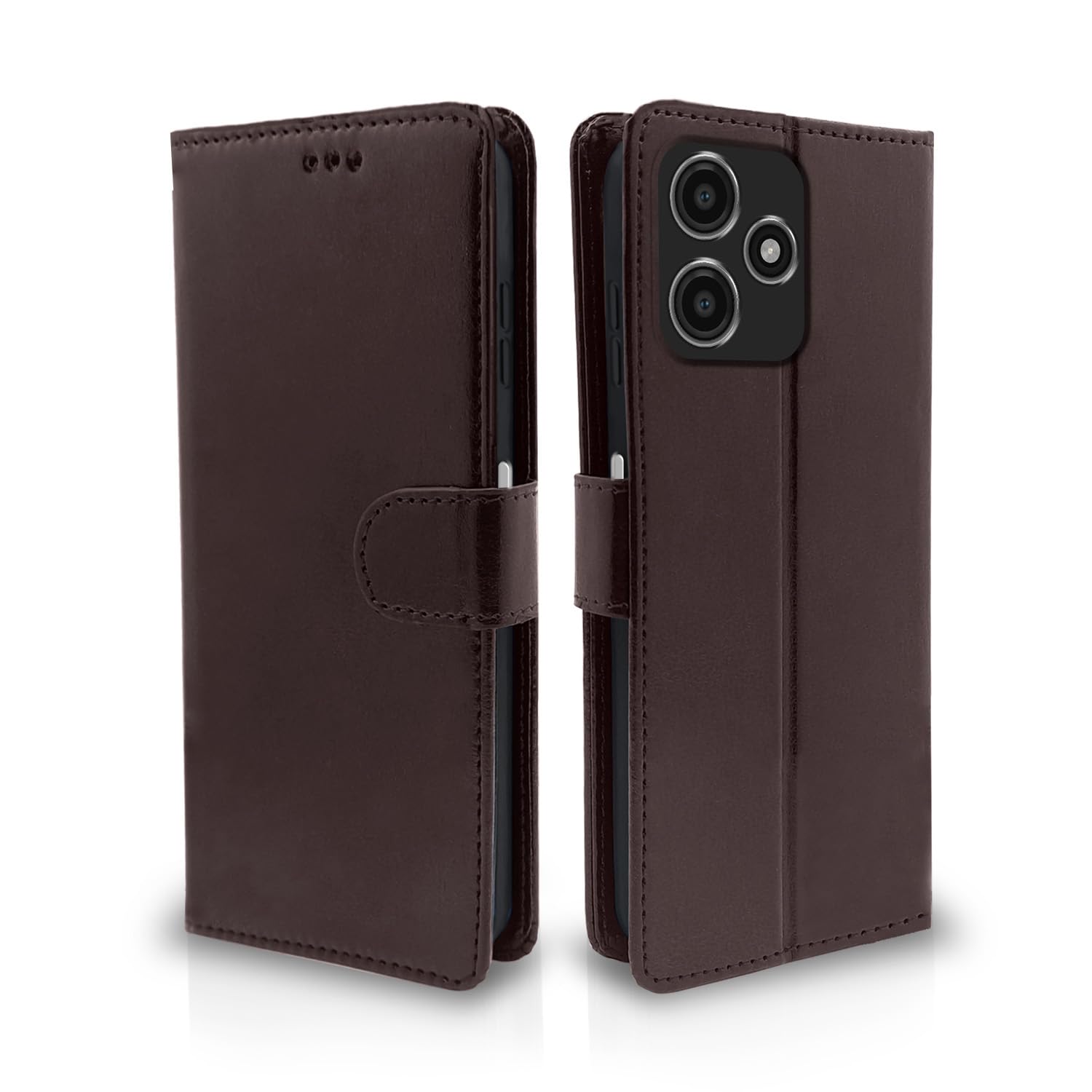 Pikkme Mi Redmi 12 5G / Poco M6 Pro 5G Flip Cover Leather Finish | Inside TPU | Wallet Stand and Shock Proof | Flip Case for Mi Redmi 12 5G / Poco M6 Pro 5G (Coffee) (B0CF1NPTP2) Amazon Price History, Amazon Price Tracker