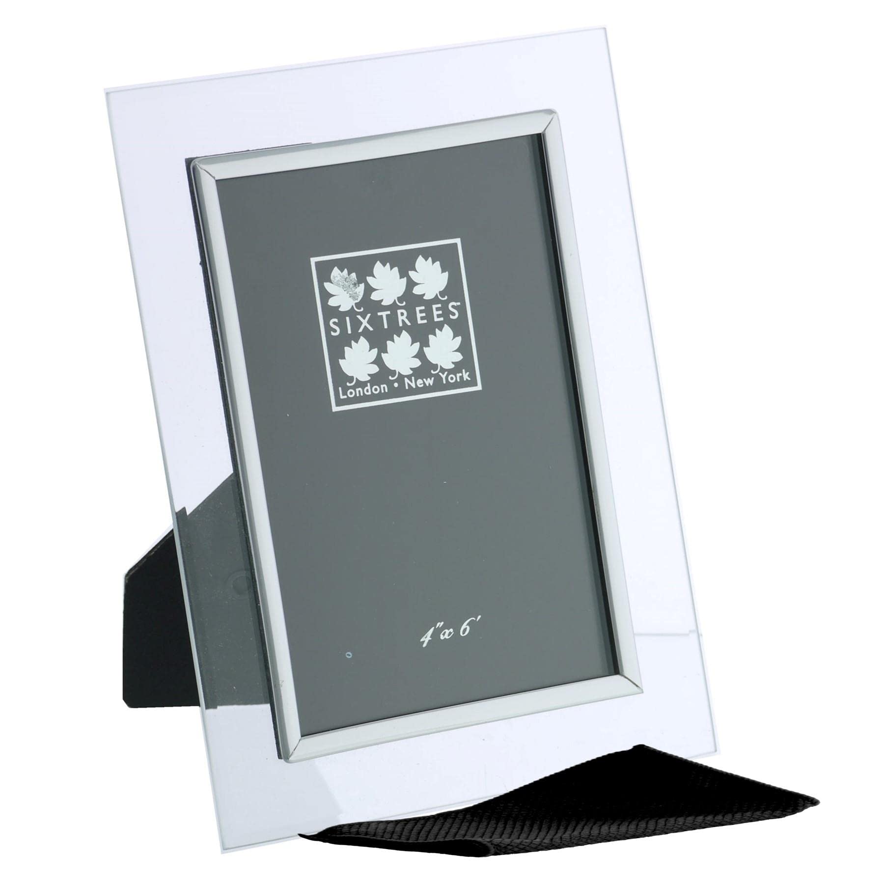 Sixtrees ST124-46 Flat Bevelled Glass 6x4 inch Photo Frame with