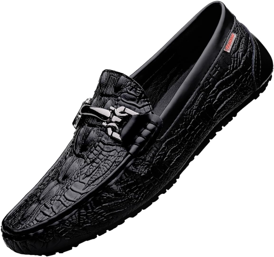 Handmade Men's Leather Slip On Driving Business Shoes 37-49 EU