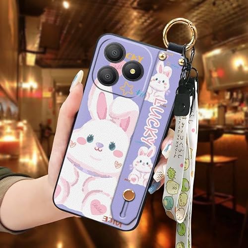 Phone Case Compatible with Blackview Wave 9C, Lanyard Soft case Wristband Anti-dust Cartoon Dirt-resistant Design Waterproof Kic