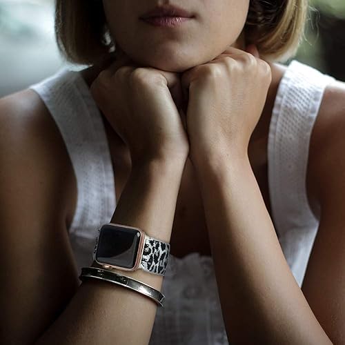 Miniatura 3 de Correas elásticas Solo Loop compatibles con Apple Watch de 38mm 40mm 41mm, trenzadas de nailon, para mujeres y hombres, para iWatch Series