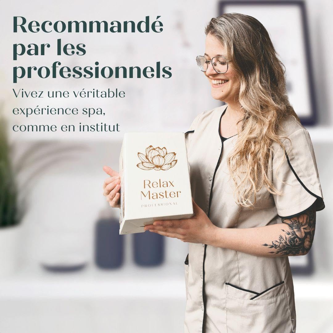 Relax Master® Chauffe-huile de massage 2.0 Professionnel Électrique avec 2 Distributeurs