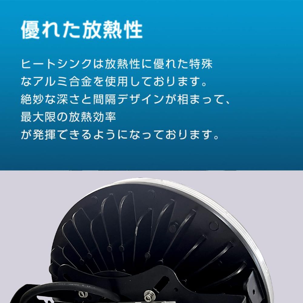 Amazon.co.jp: 円盤型LED投光器200w ハイベイライト 工場ライト 吊り