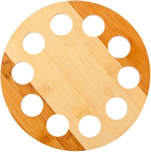 Miniatura 4 de Restaurantware Soporte de cono de 7.5 x 4.3 pulgadas, 1 soporte de cono resistente, con 10 ranuras para cono de bambú sostenible para bufets,