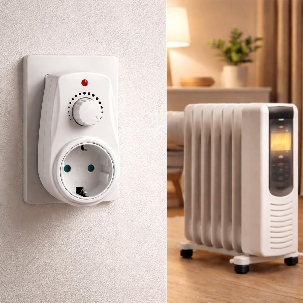 Enchufe Regulador de Potencia 280W 2P+Z - No funciona con iluminación led (Schuko)