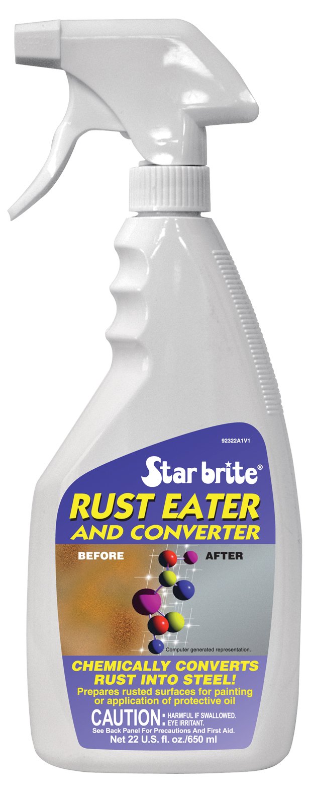 STAR BRITERust Eater & Converter - Chemically Converts Rust Into Steel
