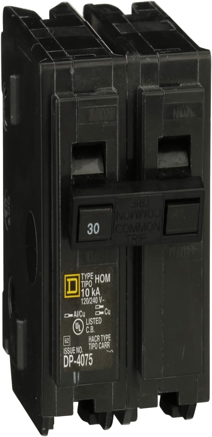 Square D - HOM230CP 30-Amp Weatherproof Plug-On Circuit Breaker