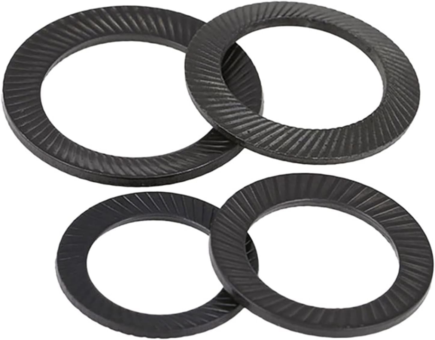 Lock washers,Star washers Flat Washers M3 M4 M5 M6 M8 M10 M12-M30 Lock Washers Self-Locking Washer Double Sides Toothed, and Rust Resistance(2pcs,M20)(2pcs,M27)