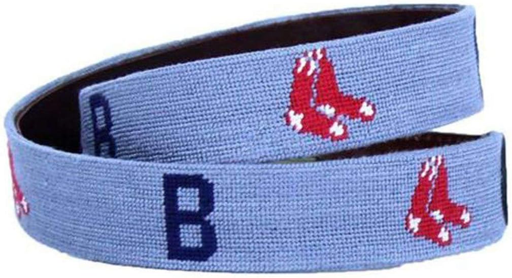 Smathers & Branson Boston Red Sox Cooperstown Needlepoint Belt