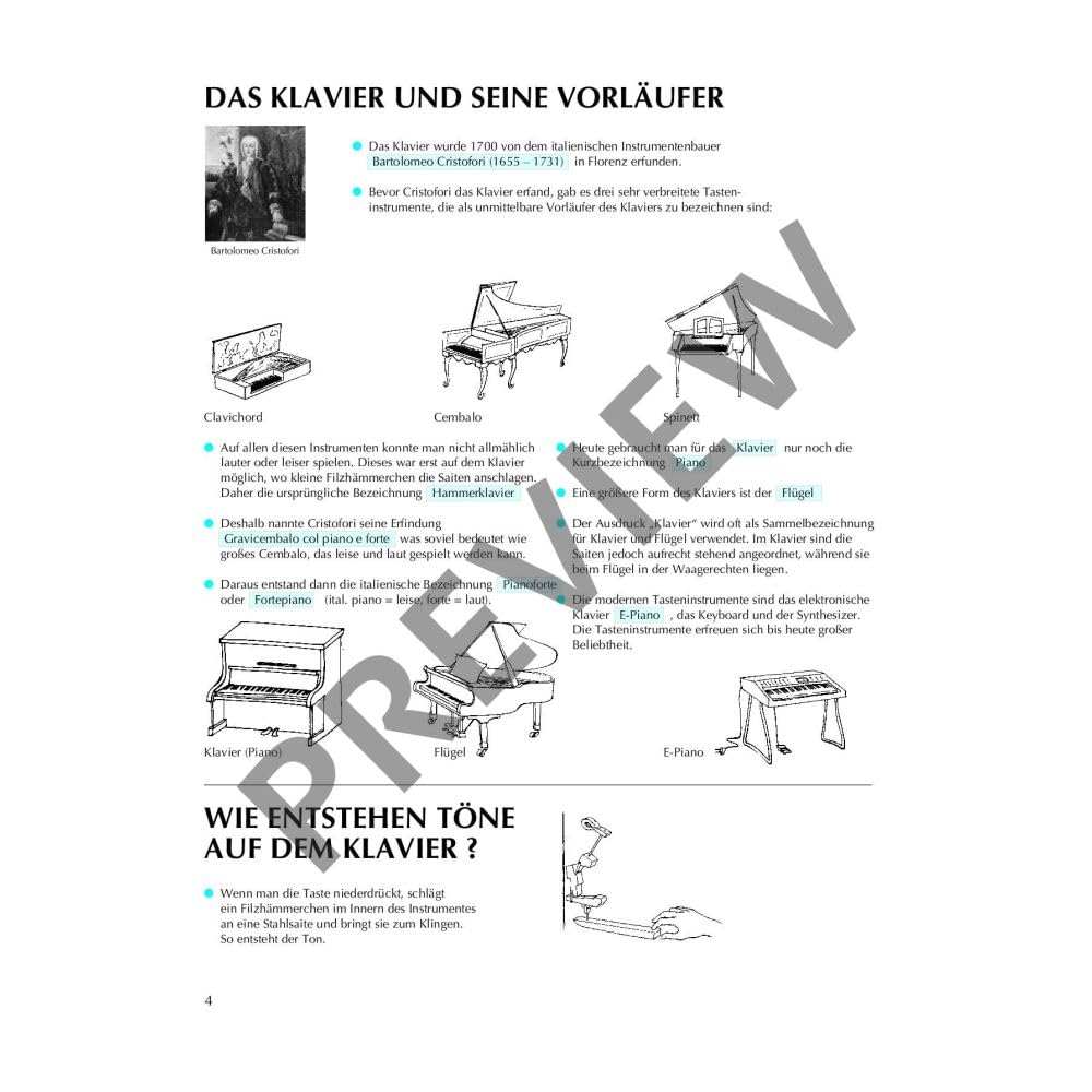 Danielli Hans-Günter Heumann: Klavierspielen, mein schönstes Hobby Band 1, Klavierschule für Jugendliche und Erwachsene, Ausgabe mit Ringbindung, Online-Audio und Notenheft, ED8246D, 9790001215664