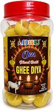 Om Phool Batti Cow Ghee Diya Batti for Puja,Readymade Cotton Wicks-100 Pcs.