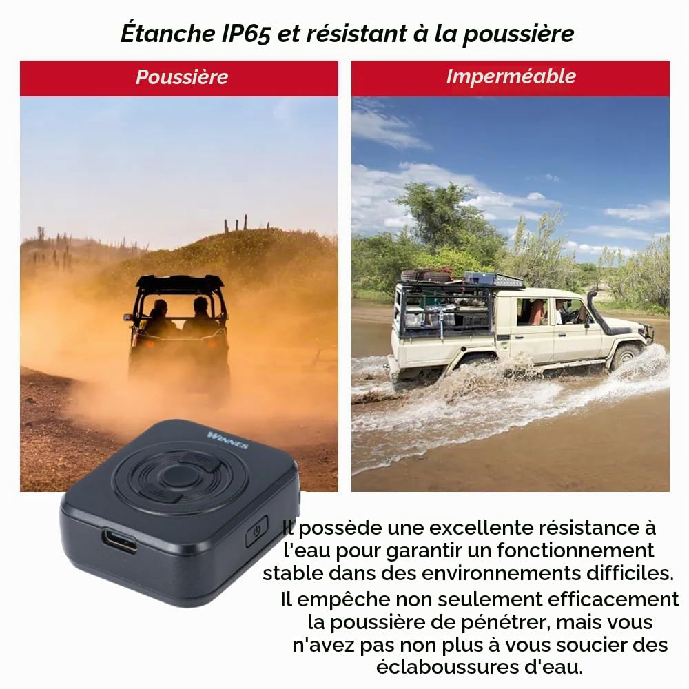Traceur GPS 4G Distance Illimitée Mondial, Mini Tracker GPS avec Carte Sim Fonctionne dans 34 Pays Suivi en Temps Réel, Petit Traqueur Portable avec Fonction Alarme SOS, Aimant Amovible TKS1