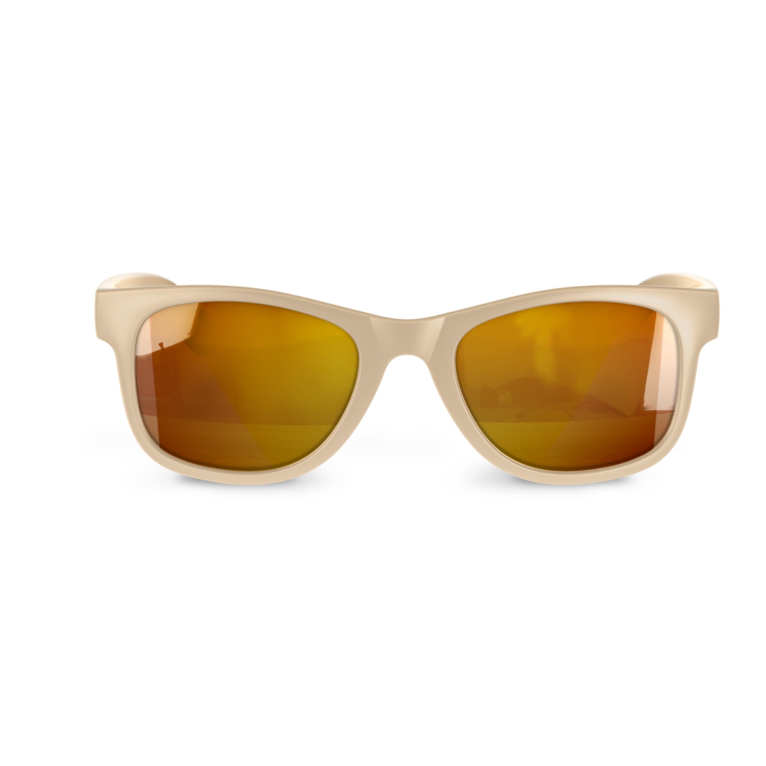 Suavinex, Occhiali da Sole per Bambini da 2-3 Anni, Polarizzati, con Filtro UV 400, Protezione al 100% dai Raggi UVA e UVB, Custodia e cordino Inclusi, Flessibili e Leggeri, beige