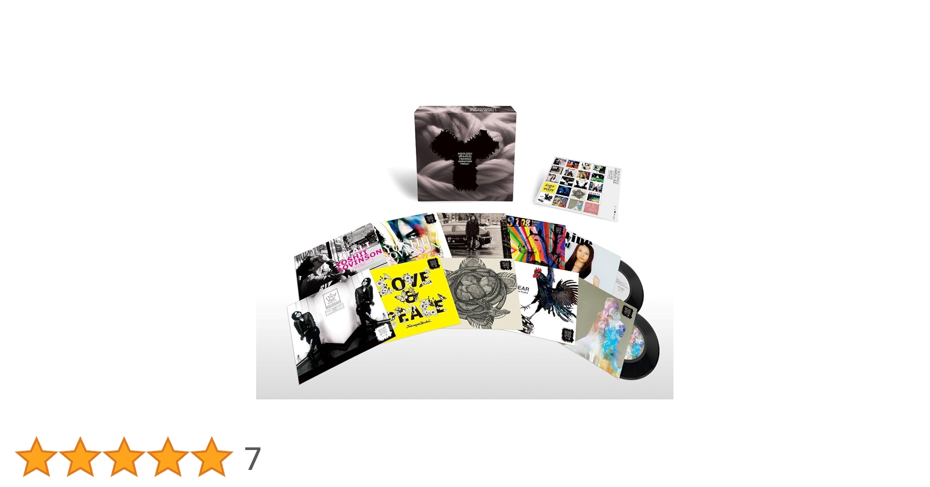 吉井和哉 20th anniversary 7inch single comp Amazon.co.jp: 20th Anniversary 7INCH SINGLE COMPLETE BOX(10枚組