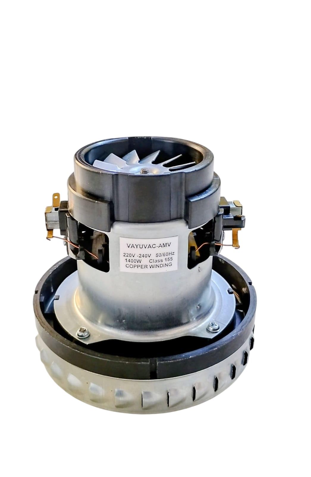 Vayuvac Vacuum Motor 1400W Copper Winding | 220-240V Direct Drive Motor | Class 155 AMV Model | 50/60Hz Compatible with Industrial and Commercial Vacuum Cleaners-image-28