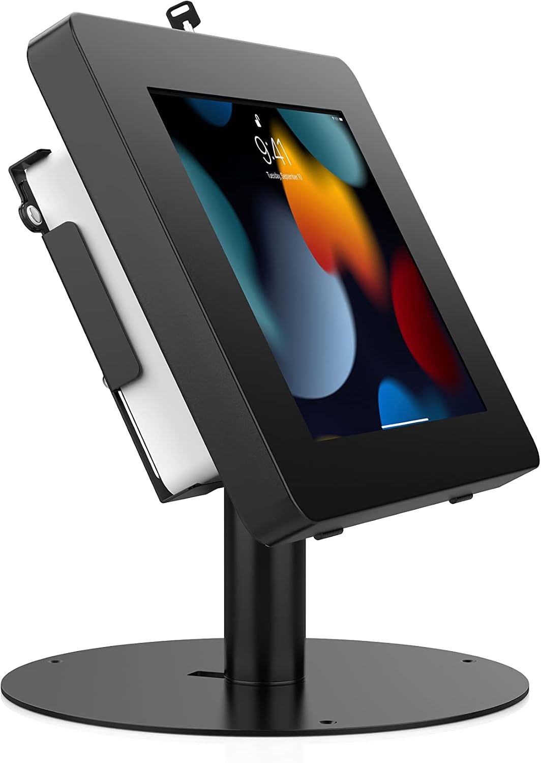 Premium Retail POS Stand – CTA Upscale Tablet Kiosk Stand with 360 Rotation & Locking – for iPad 11 (A16) - Pro 11-inch M4 - Air 11-inch M3- iPad 10th Gen - Galaxy Tab & More Tablets
