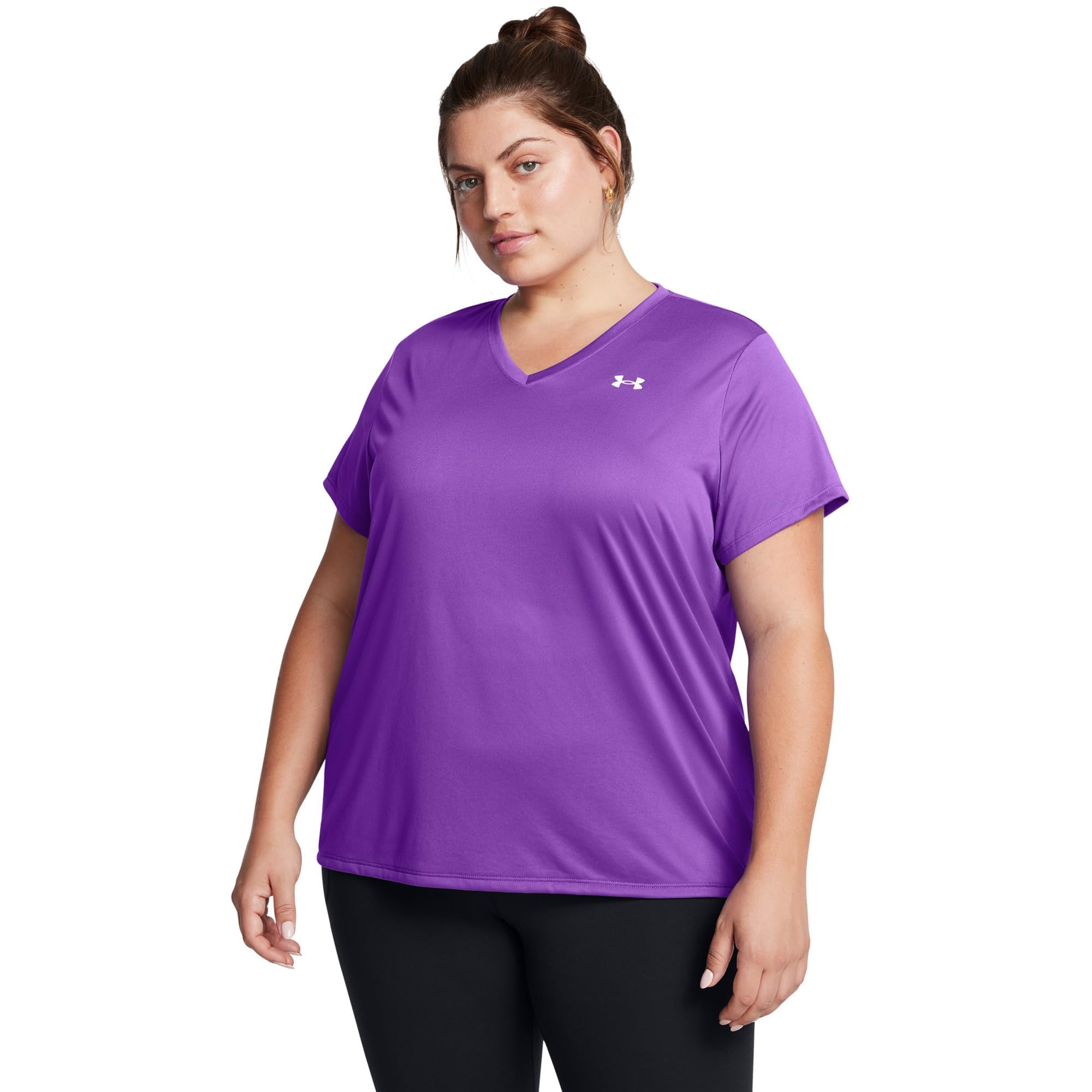 Under Armour Women's UA Tech™ Twist V-Neck Short Sleeve Tech SSV- Twist Mujer (Pack de 1) — view 85