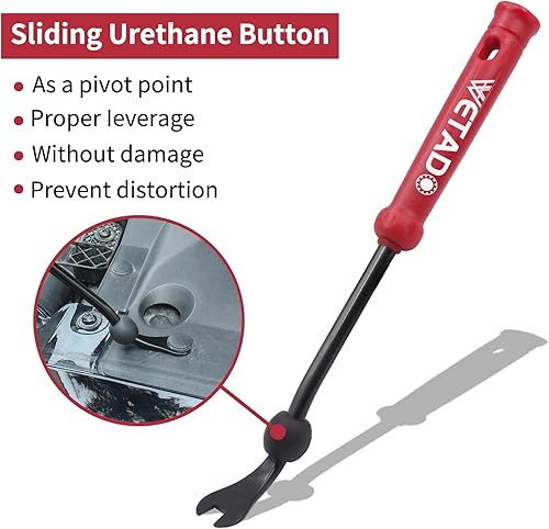 Miniatura 3 de Wetado - Juego de herramientas de extracción de molduras automáticas, 16 piezas, kit de herramientas de plástico para automóvil, clip, audio,