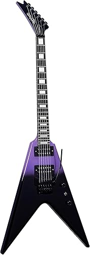 WestCreek CERBERUS - Guitarra eléctrica de cuerpo sólido, guitarra de metal pesado V, diestro, trastes de extremo redondeado, tuerca de hueso,