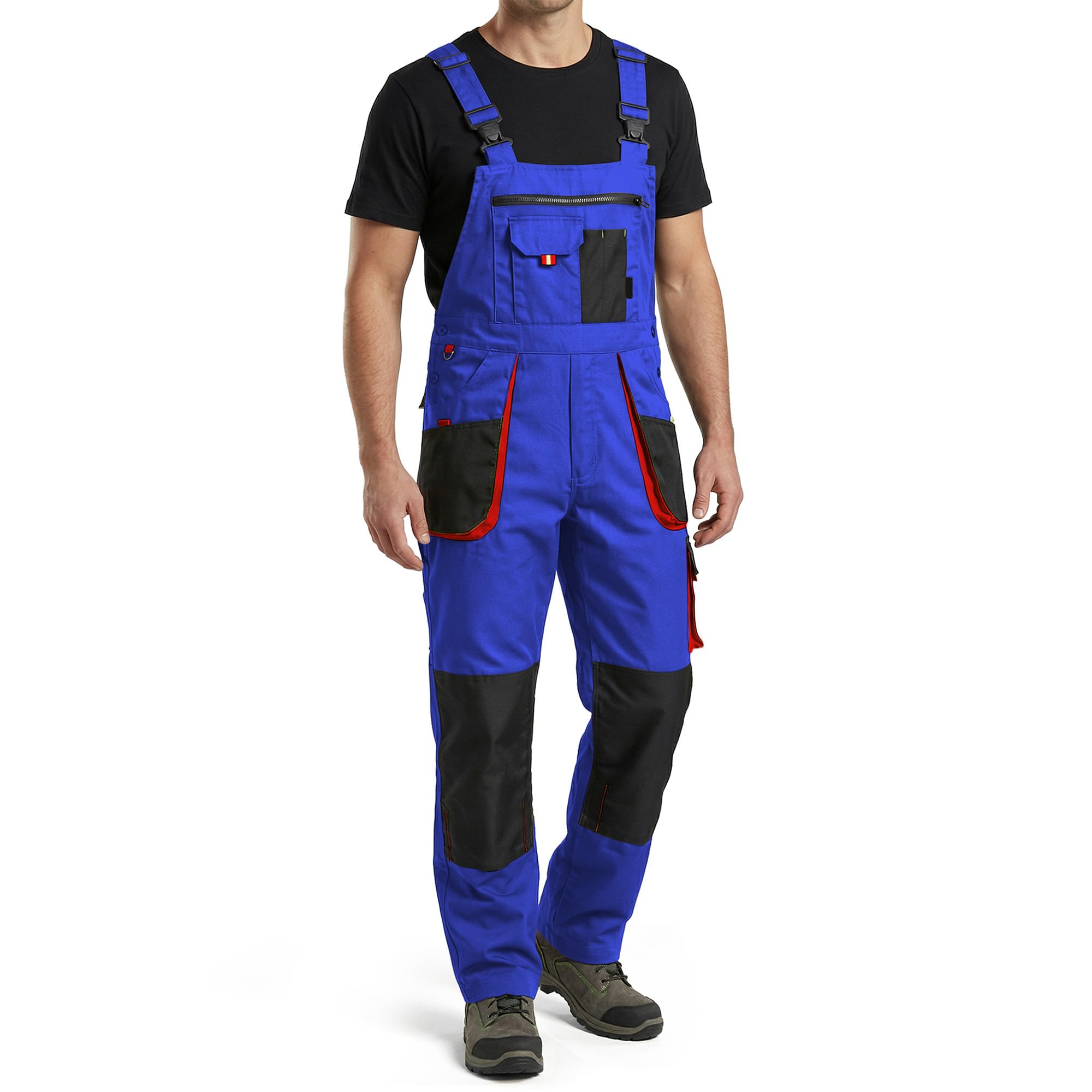 Stenso Emerton - Pantalones con Peto de Trabajo para Hombre - Resistentes