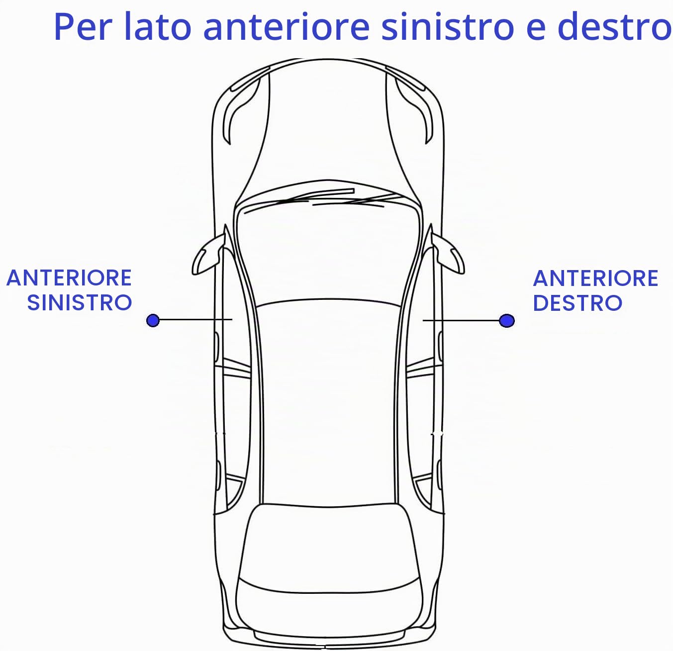 Twowinds Maniglia 6N0837207 Compatibile con Ford Galaxy - Sinistro