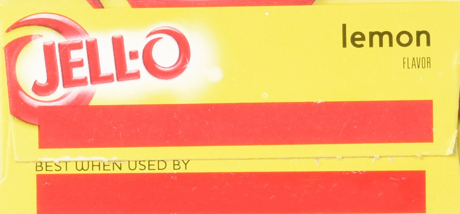 Jell-O - Sabor de limón pudín instantáneo y relleno de pastel, 3,4 oz (96 g) 4-pack